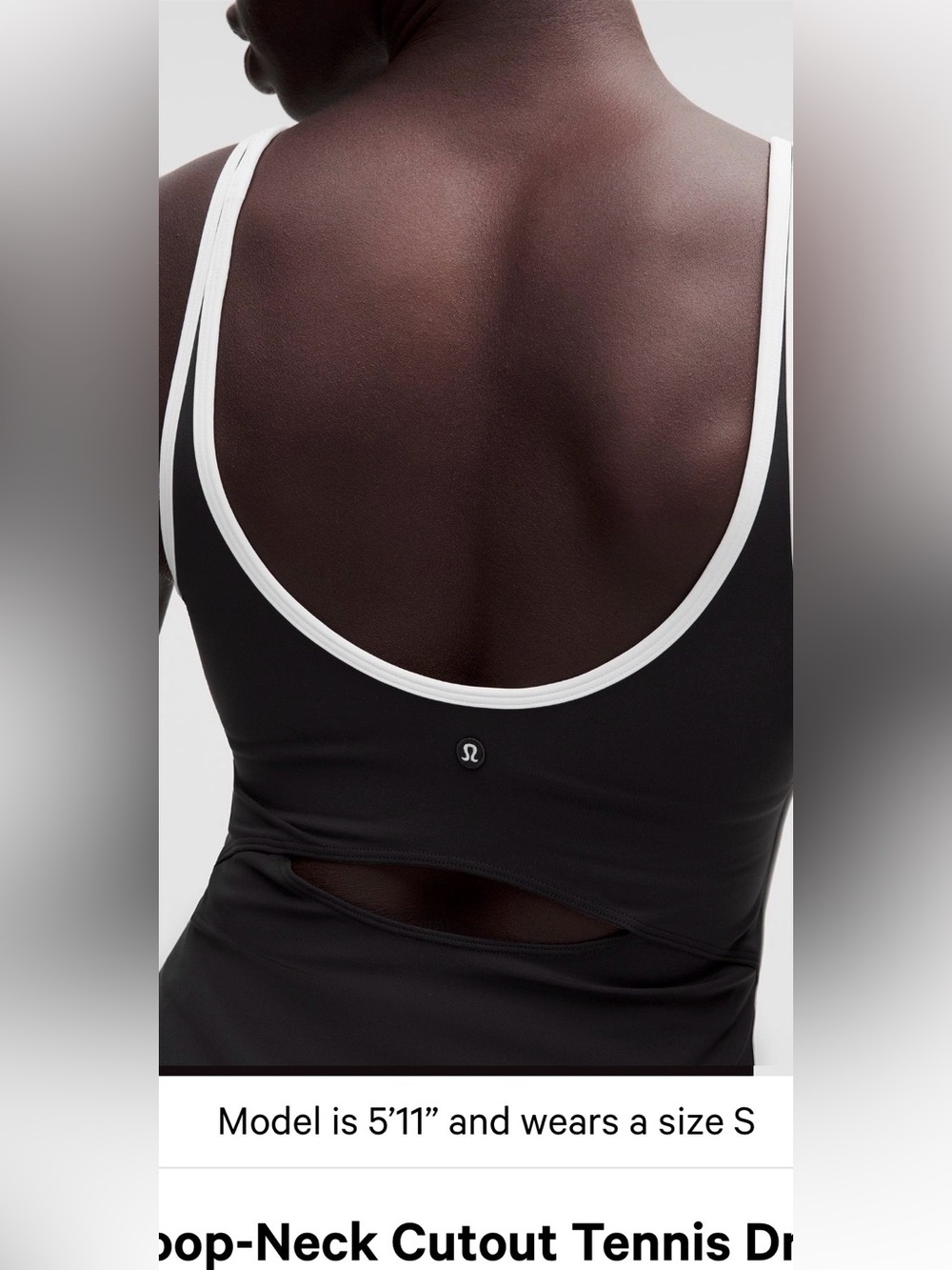 Lululemon Scoop Neck Cutout Tennis Dress-NWT!!! - Picture 11 of 12